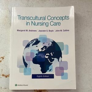 Eight edition Transcultural concepts of nursing care! Never written in